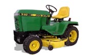 John Deere 332 lawn tractor