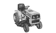 White LGT-1455 lawn tractor