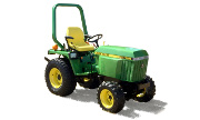 John Deere 755 tractor
